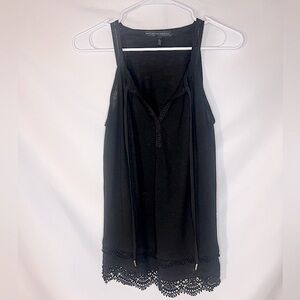 WHBM Cute Casual Black Tank